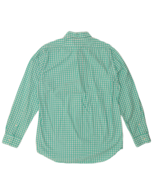 VINEYARD VINES Ανδρικό πουκάμισο Slim Fit Medium Turquoise Gingham Cotton