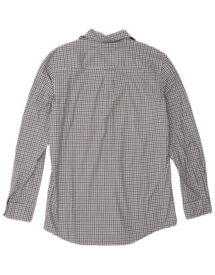 Chaps Ανδρικό πουκάμισο Oxford Small White Check Cotton