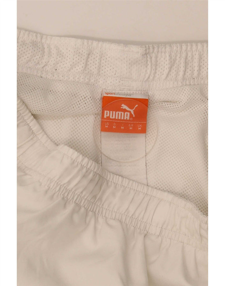 Ανδρικό αθλητικό σορτς Puma σε μεσαίο λευκό