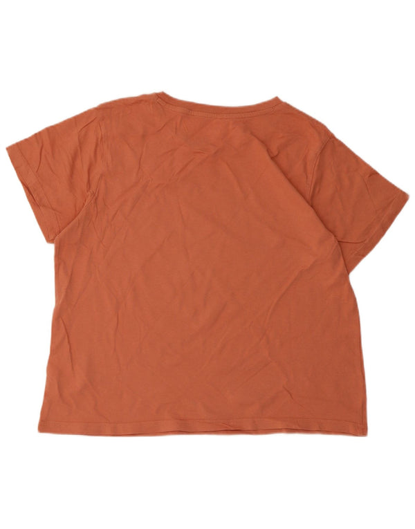 Γυναικείο γραφικό μπλουζάκι Lee Relaxed Fit Top UK 14 Μεσαίο ροζ βαμβακερό