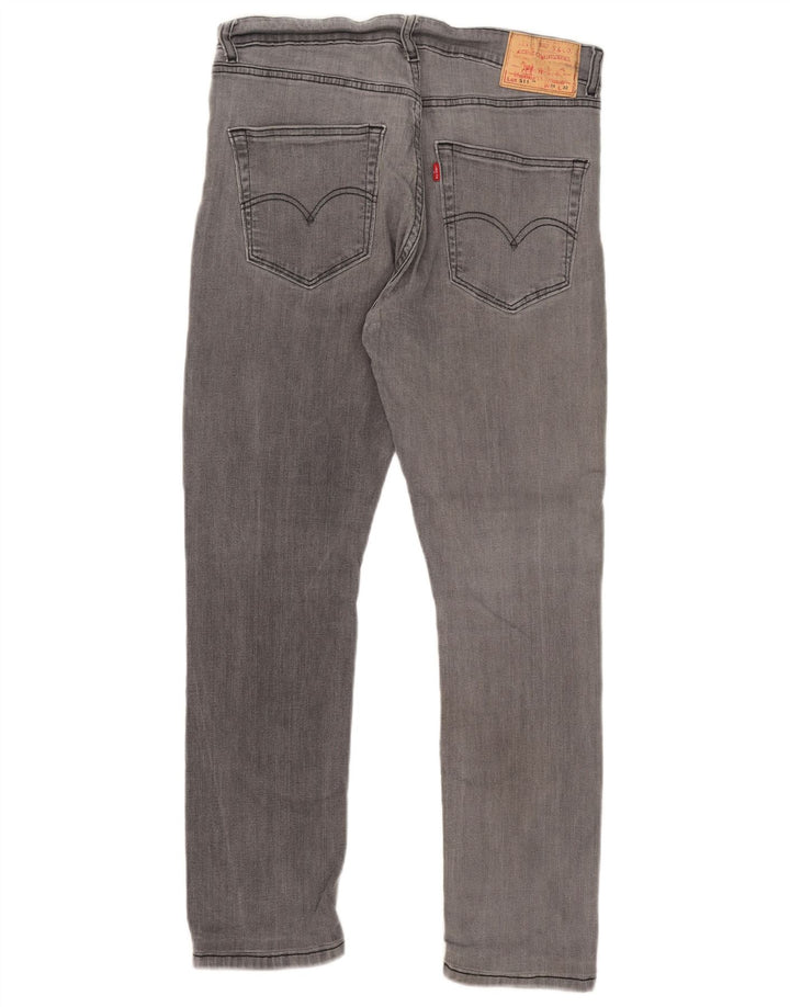 Levi's Mens 511 Slim Jeans W34 L28 Γκρι βαμβακερό