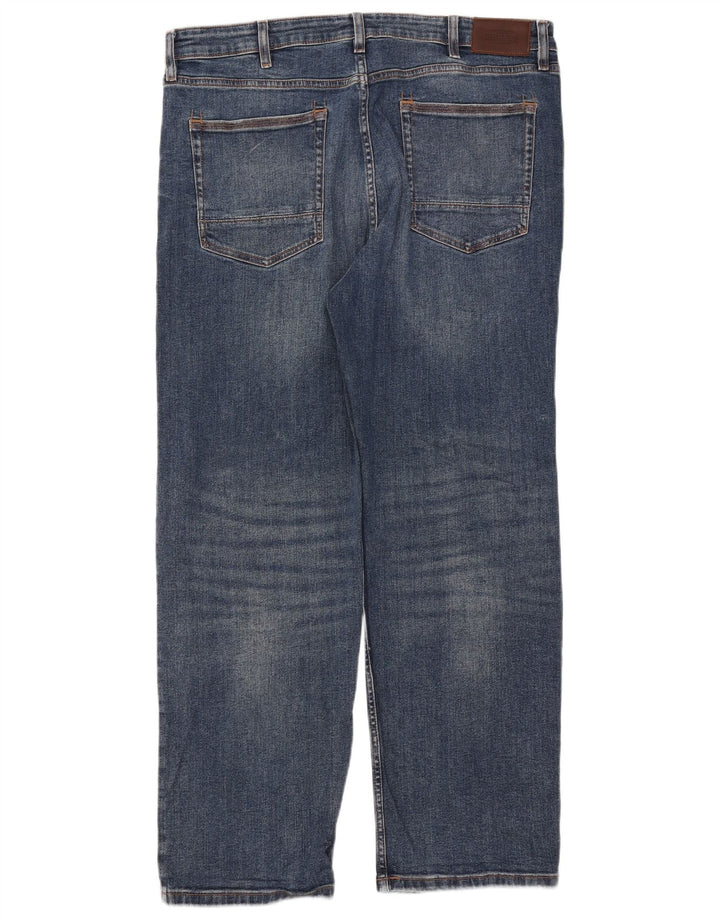 Ανδρικό τζιν ίσιο Marks & Spencer W38 L31 Μπλε βαμβακερό