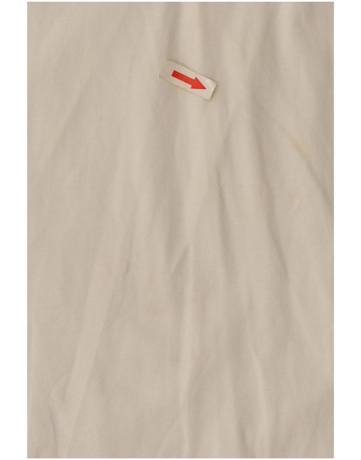 Massimo Dutti γυναικείο μπλουζάκι υπερμεγέθη τοπ UK 10 μικρό λευκό βαμβακερό