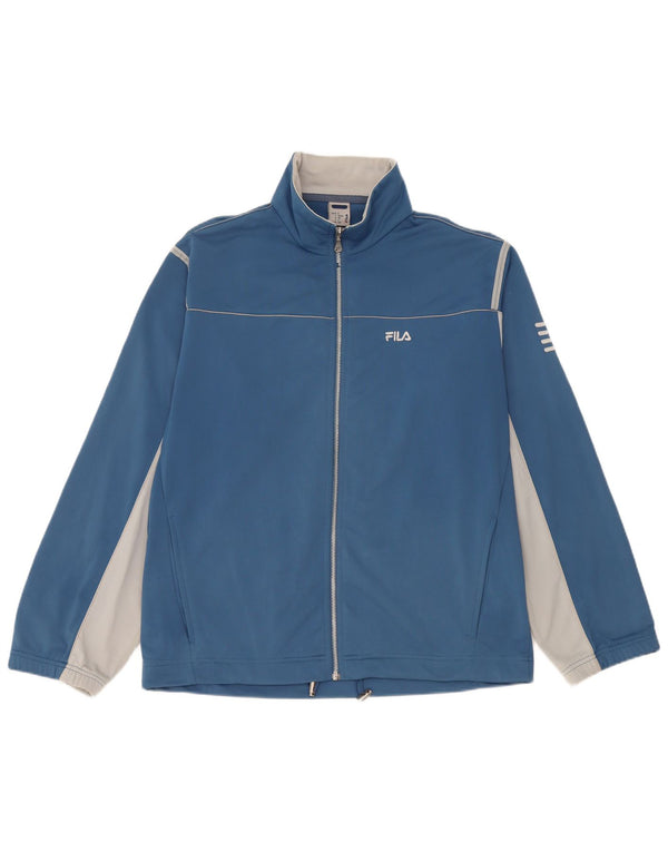 Ανδρική φόρμα Fila Top Jacket IT 46/48 Small Blue Colorblock Polyester
