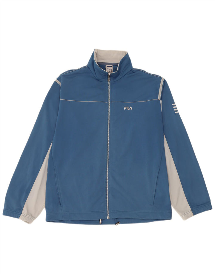 Ανδρική φόρμα Fila Top Jacket IT 46/48 Small Blue Colorblock Polyester