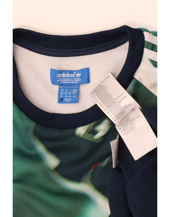 Ανδρικό φούτερ Adidas Jumper Medium Navy Blue Colourblock Polyester