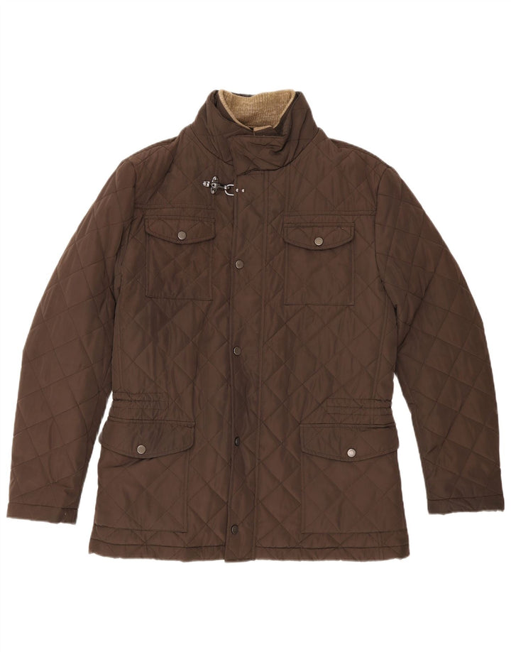 Ανδρικό καπιτονέ μπουφάν Mabrun IT 50 Large Brown Polyester