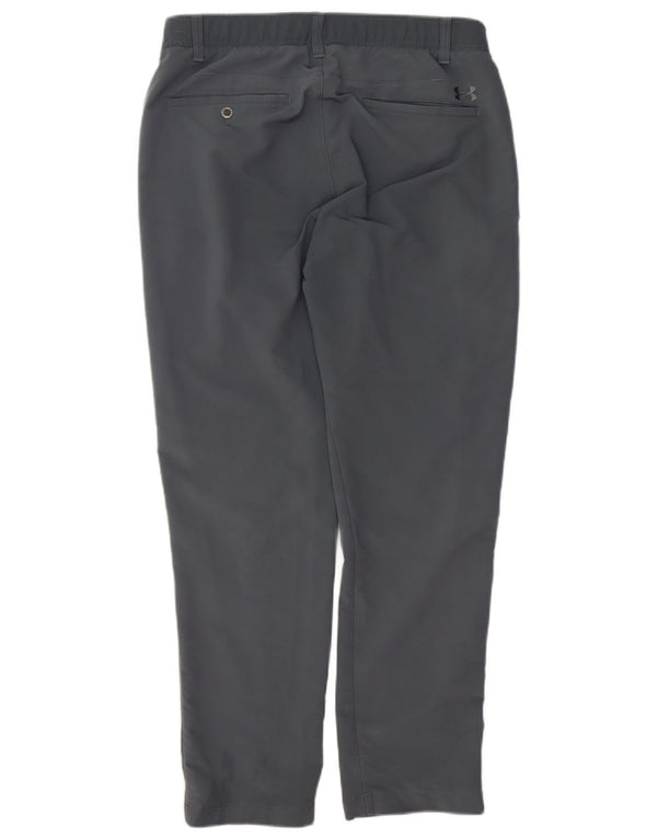 UNDER ARMOUR Mens Slim Chino Trousers W34 L30 Grey
