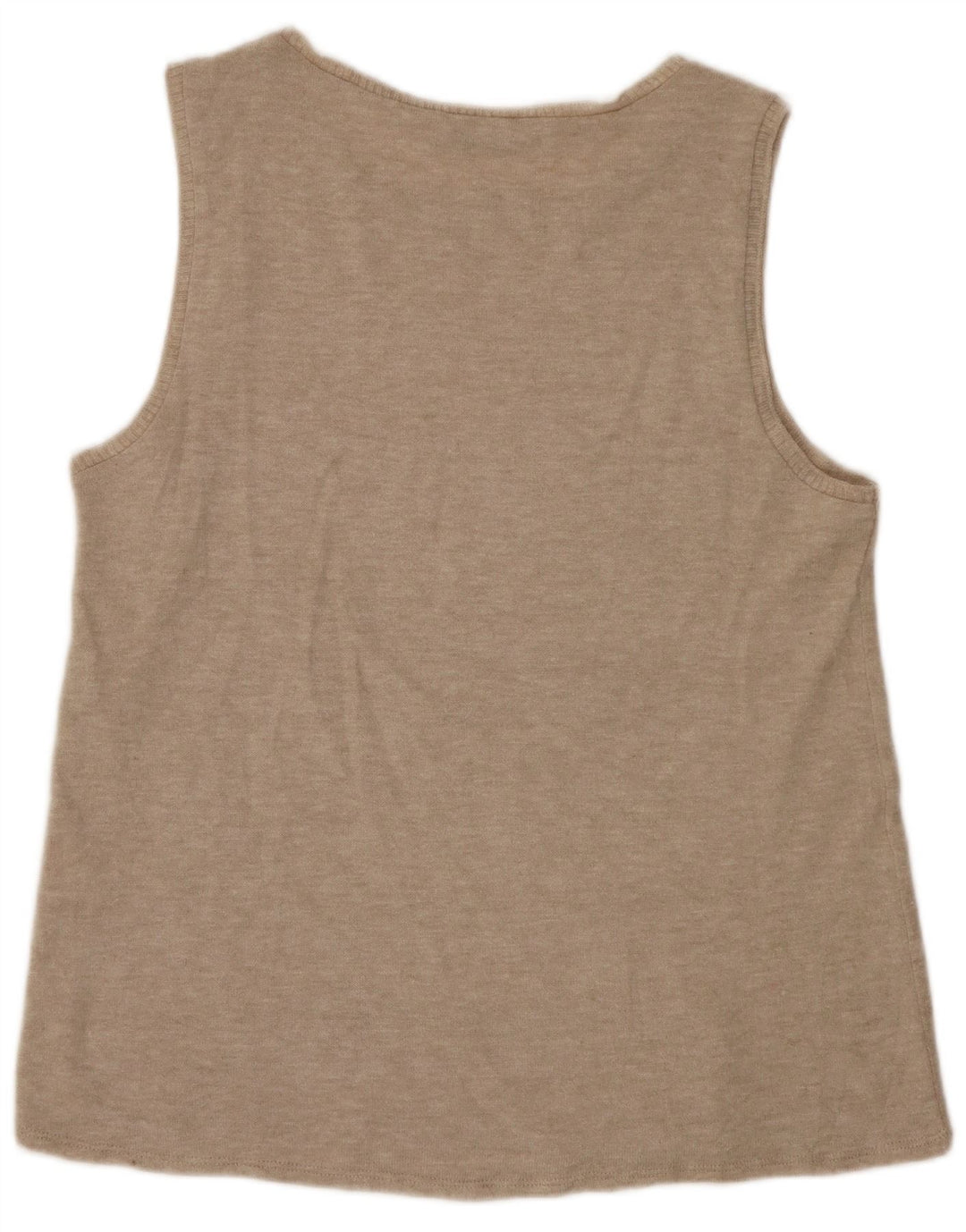 Zara γυναικείο γιλέκο τοπ UK 10 Small Beige Flecked