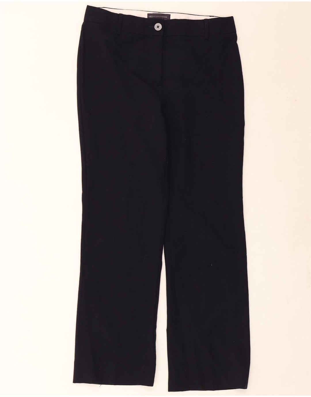 Γυναικεία Casual Παντελόνια Marks & Spencer UK 12 Medium W32 L29 Navy Blue