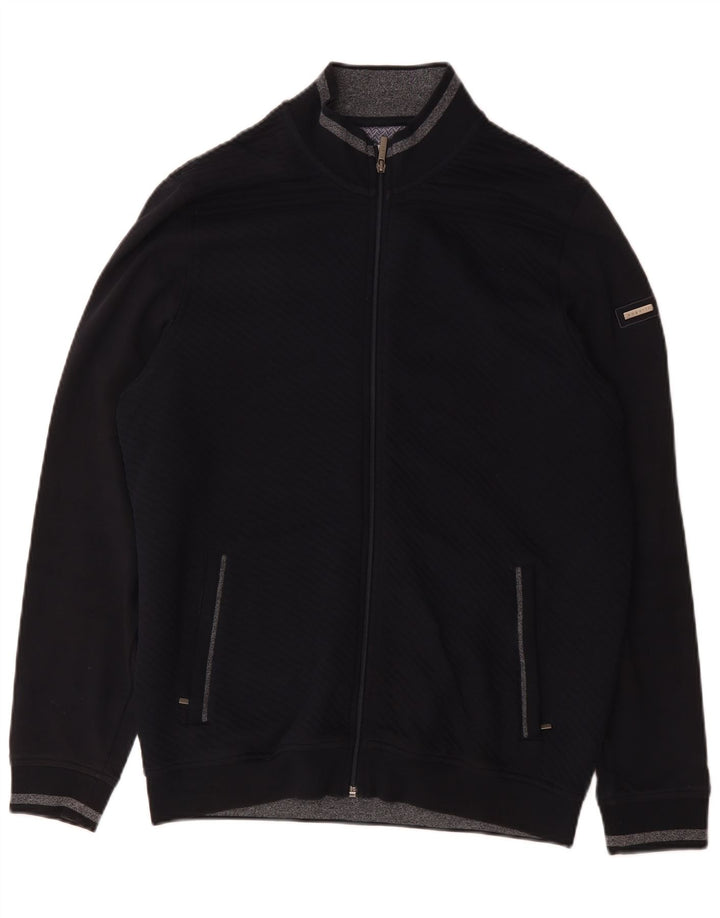 Ανδρικό πουλόβερ Bugatti Cardigan XL Navy Blue Cotton