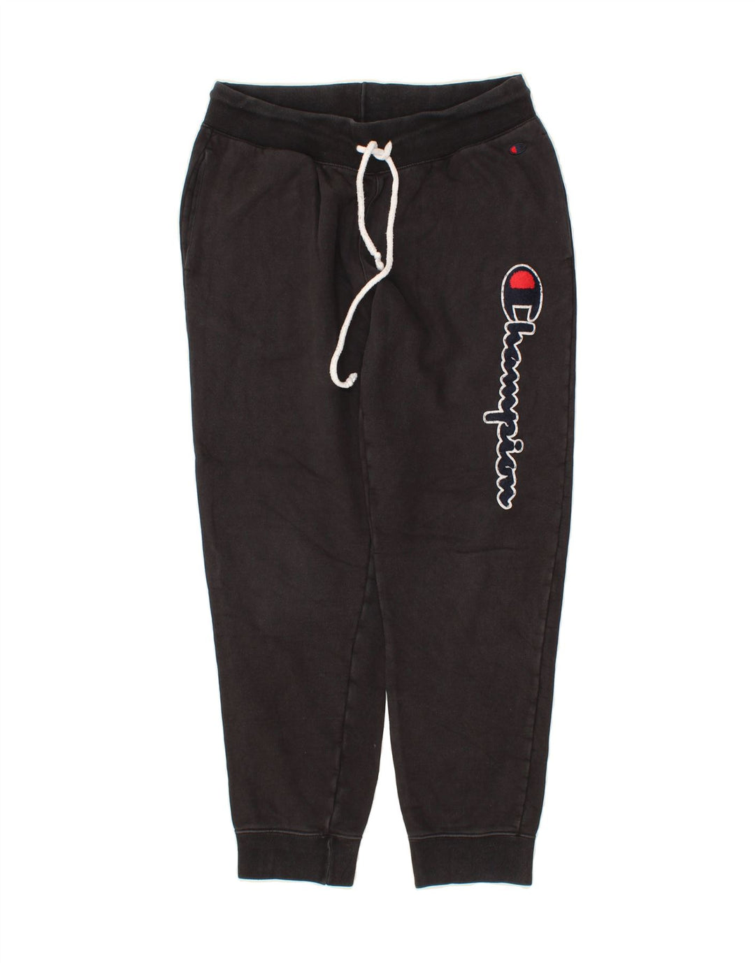CHAMPION Mens Graphic Tracksuit Trousers Joggers Medium  Black Cotton Vintage Champion and Second-Hand Champion from Messina Hembry 