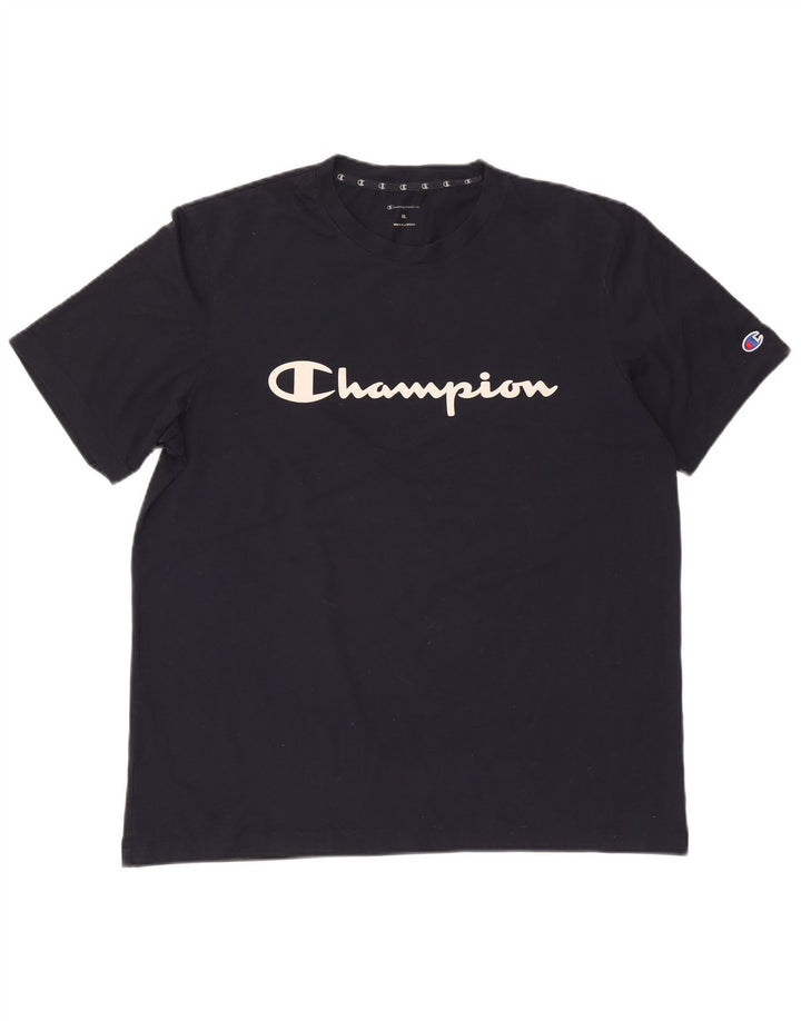Ανδρικό T-Shirt Champion Graphic Top XL Navy Blue