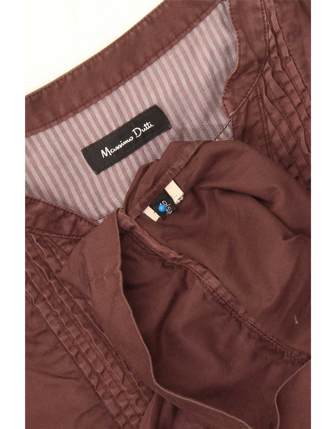 Massimo Dutti Γυναικείο Φόρεμα 3/4 Sleeve Shift EU 40 Μεσαίο καφέ