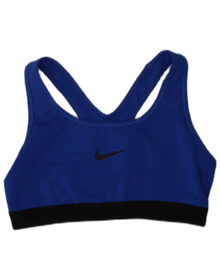 Γυναικείο αθλητικό σουτιέν Nike Small Blue Polyester Sports