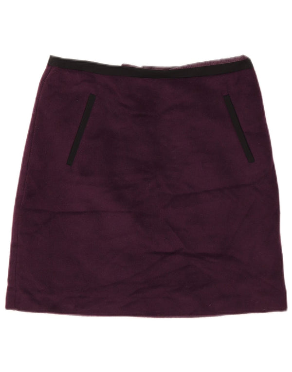 MARKS & SPENCER Γυναικεία μίνι φούστα UK 10 Small W28 Purple Polyester