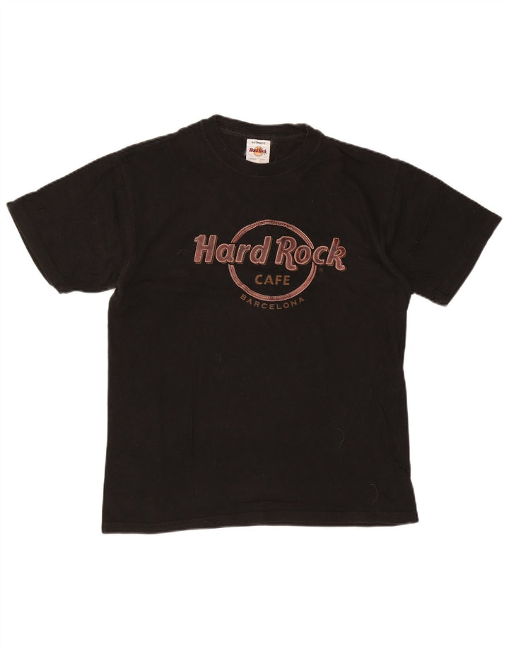 HARD ROCK CAFE Ανδρικό γραφικό μπλουζάκι Barcelona Top Medium Black