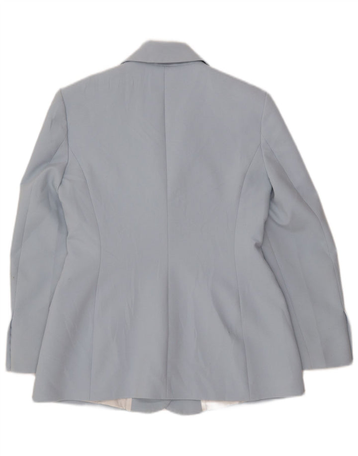 Zara Γυναικείο μπουφάν blazer UK 12 μεσαίου μπλε πολυεστέρα