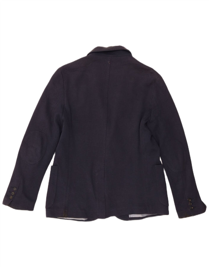 Zara Ανδρικό σακάκι μπλέιζερ με 2 κουμπιά EU 50 Medium Navy Blue Cotton