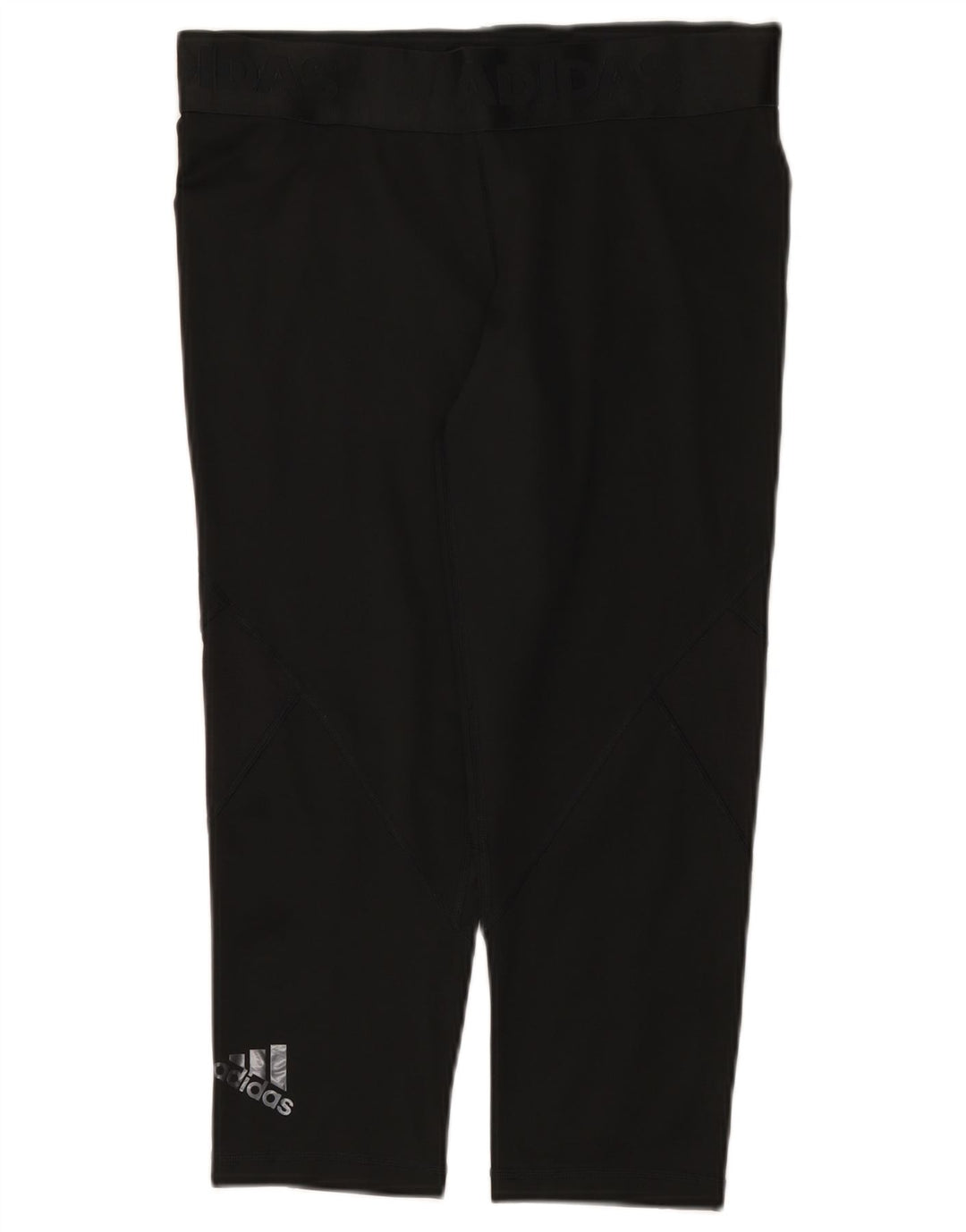 Adidas Γυναικεία Climacool γραφικά κολάν Capri UK 12/14 Μεσαίο Μαύρο