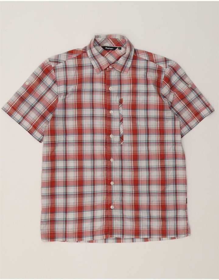 Ανδρικό κοντομάνικο πουκάμισο Rohan Small Red Check Polyamide