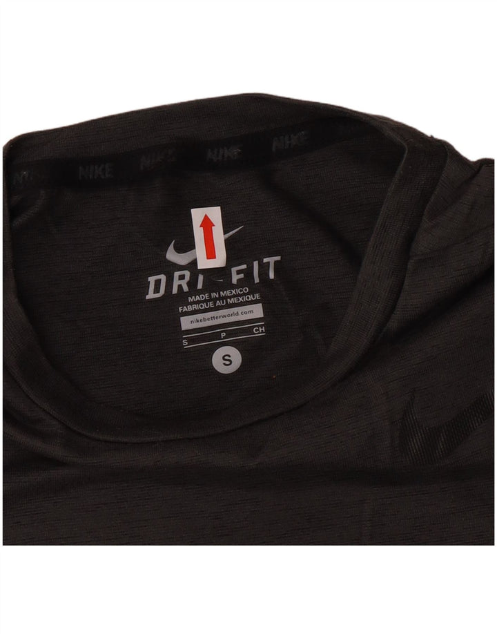 Ανδρικό μπλουζάκι Nike Dri Fit T-shirt με μικρό γκρι πολυεστέρα