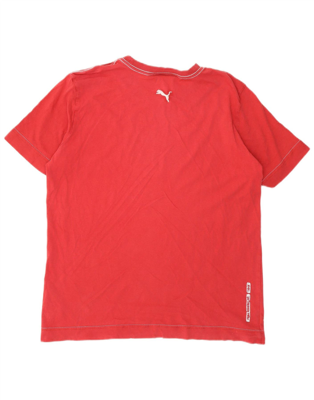 Ανδρικό γραφικό μπλουζάκι Puma Top Medium Red
