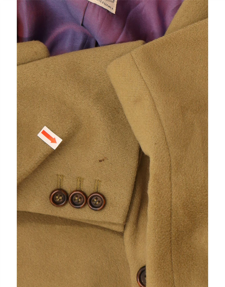 HUGO BOSS Ανδρικό μπουφάν σακάκι με 2 κουμπιά EU 52 XL Μπεζ μαλλί