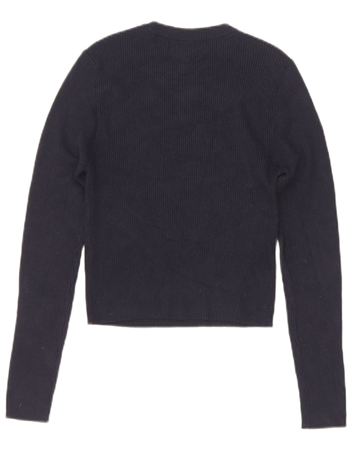Marks & Spencer Womens Crop Top UK 4 XS Navy Blue