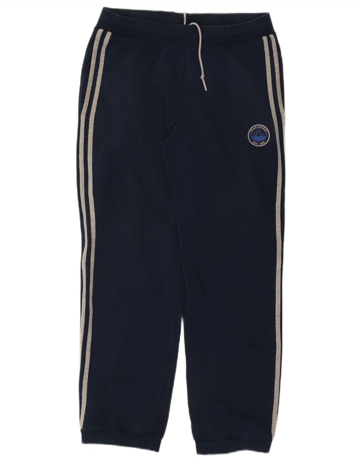 Ανδρική φόρμα ADIDAS Graphic Παντελόνι Joggers Medium Navy Blue Βαμβακερό