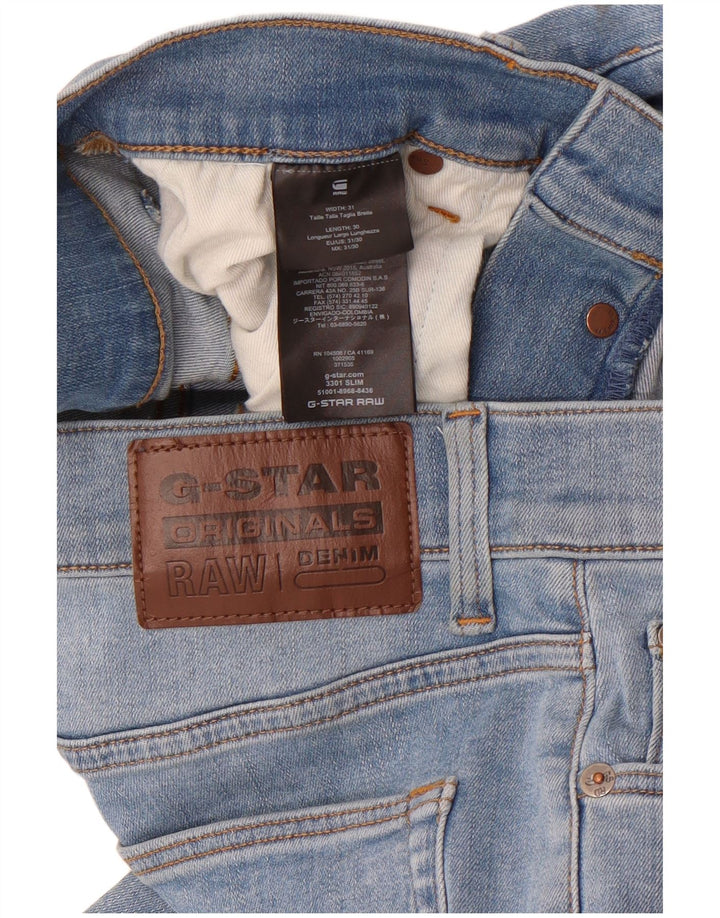 Ανδρικό Slim Jeans G-Star W31 L30 Blue Cotton