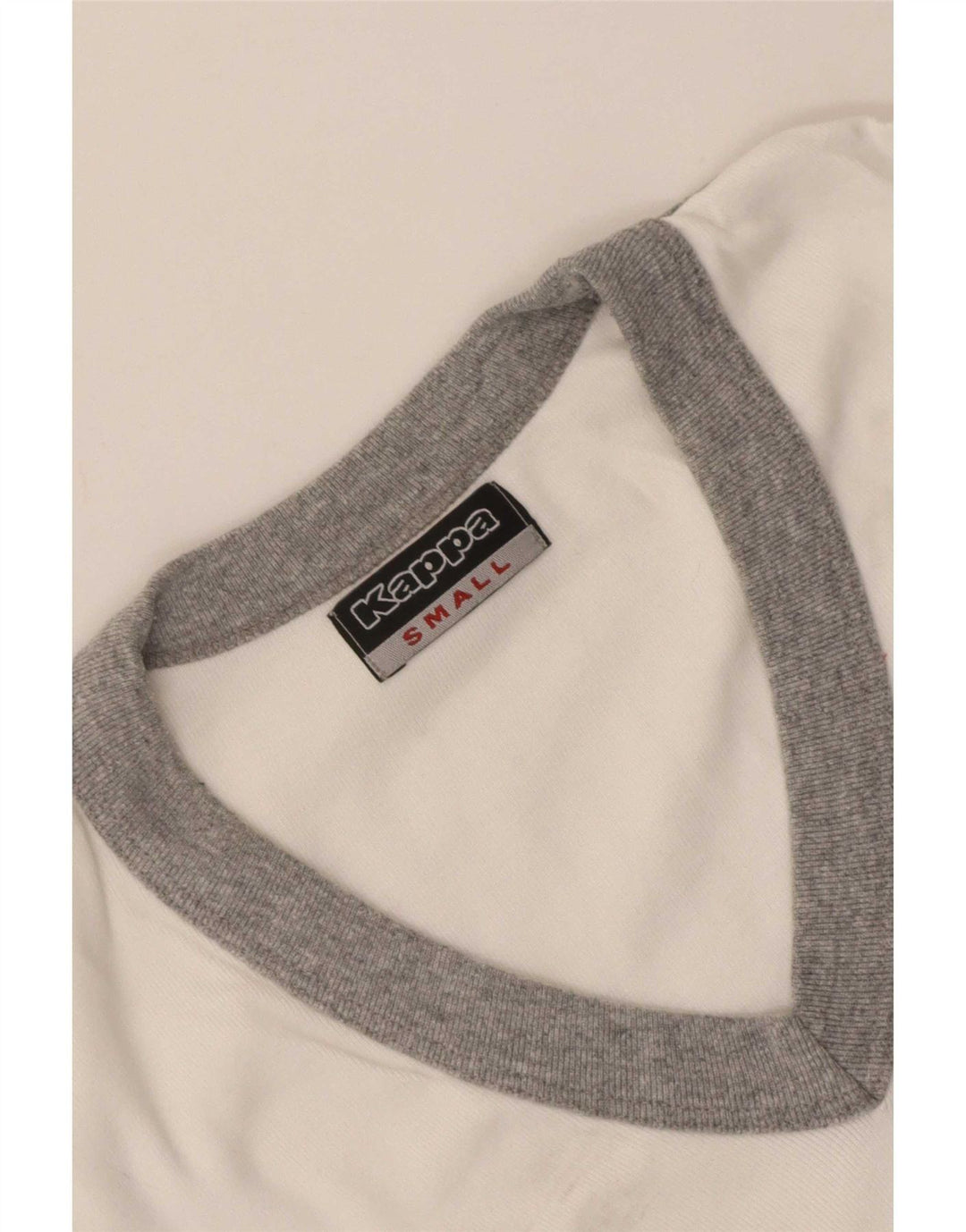 Kappa Γυναικείο T-Shirt Top UK 8 Small White Colourblock