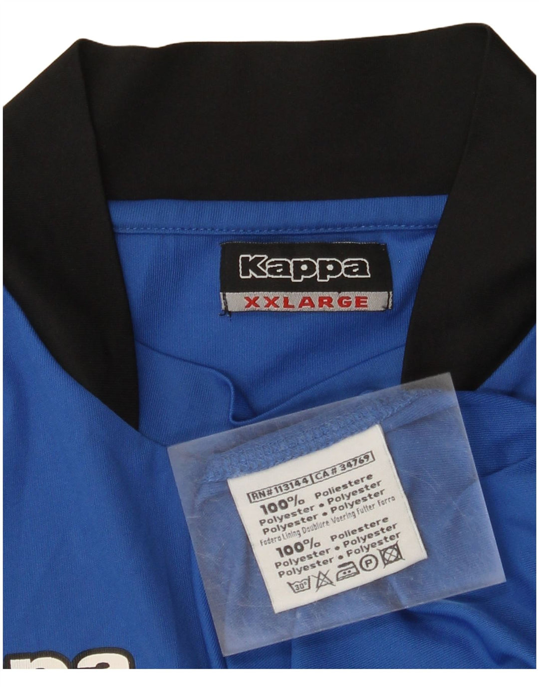 Ανδρικό γραφικό T-Shirt KAPPA Top 2XL Blue Polyester