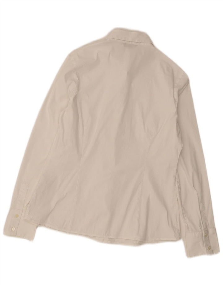 Γυναικείο πουκάμισο Massimo Dutti EU 40, μεσαίο λευκό βαμβακερό