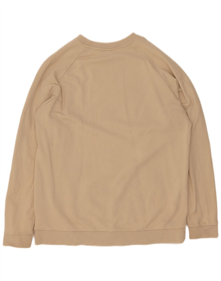 Ανδρικό γραφικό φούτερ Adidas Jumper XL Μπεζ βαμβακερό