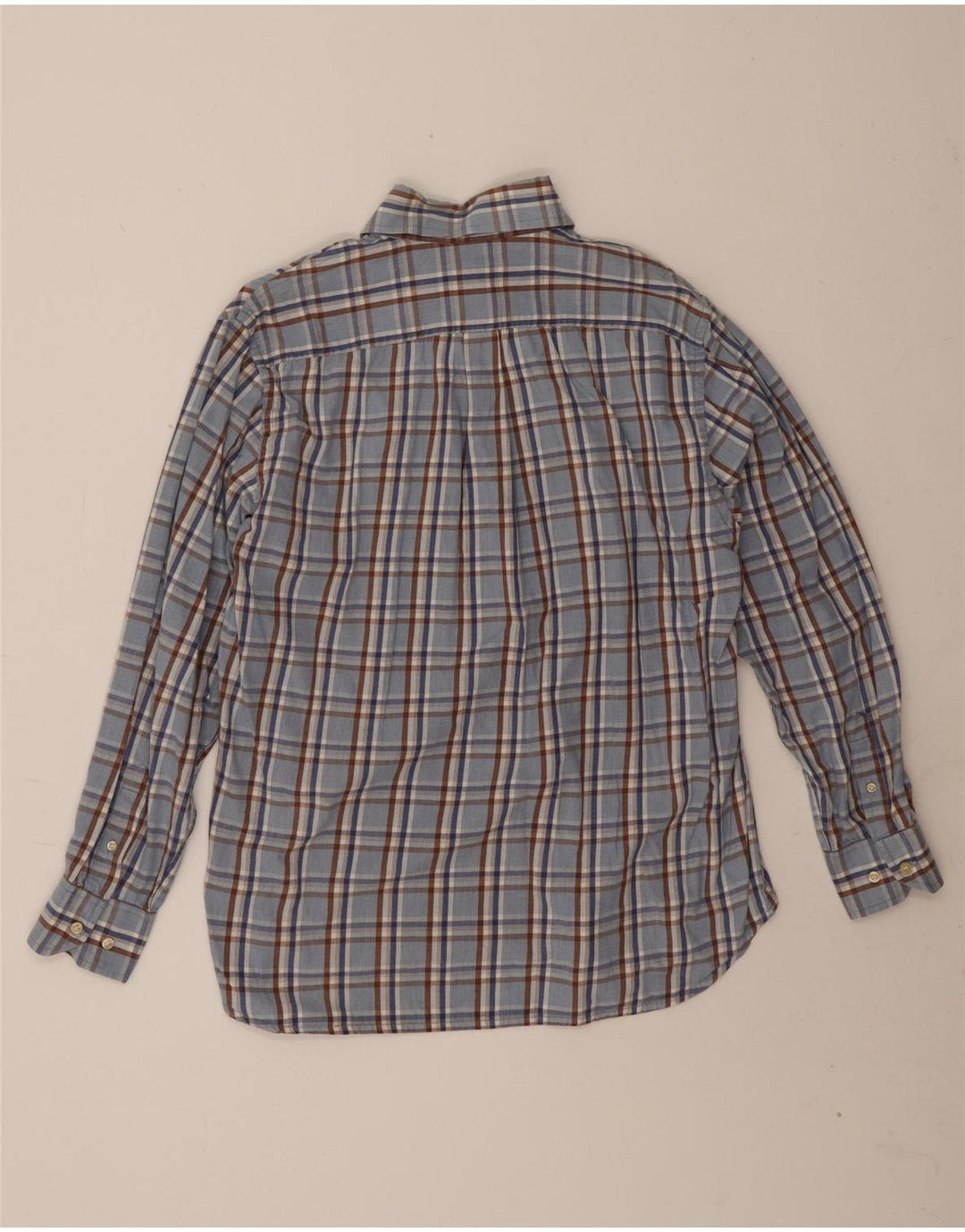 Ανδρικό πουκάμισο Belfe νούμερο 39 Medium Blue Check Cotton