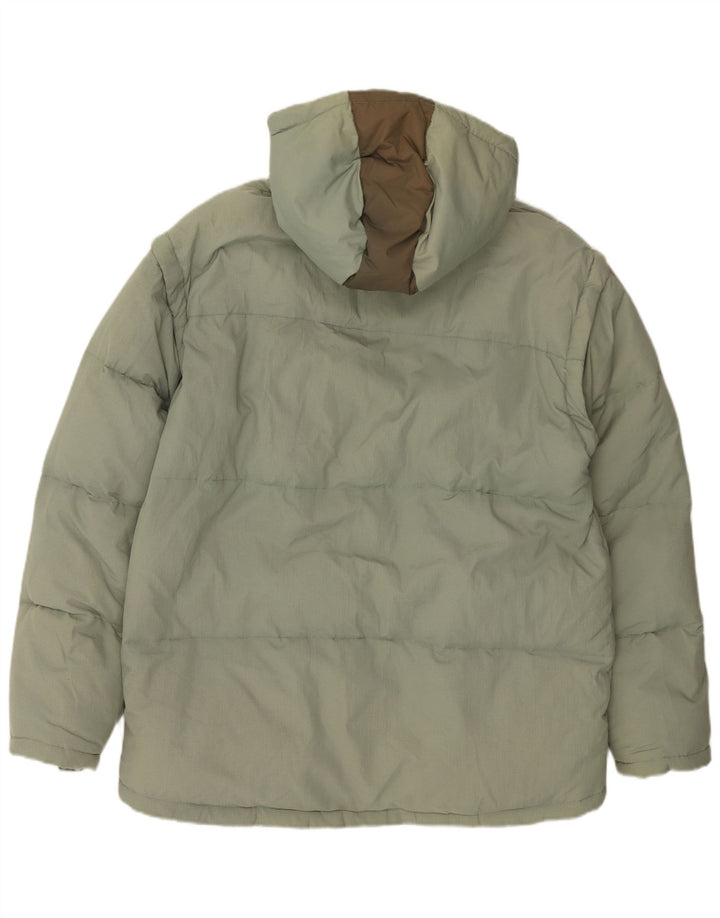 Fila Ανδρικό μπουφάν με κουκούλα UK 44 2XL Green Polyamide