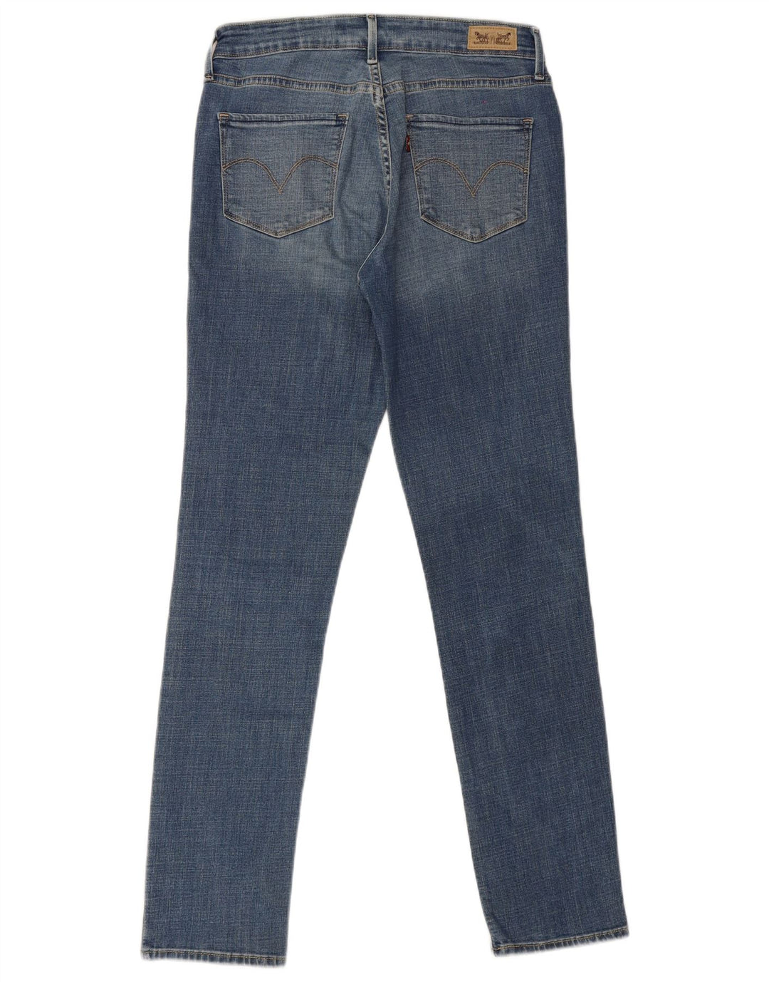 Γυναικείο ψηλό ψηλό στενό τζιν Levi's US 8 Medium W30 L31 Blue