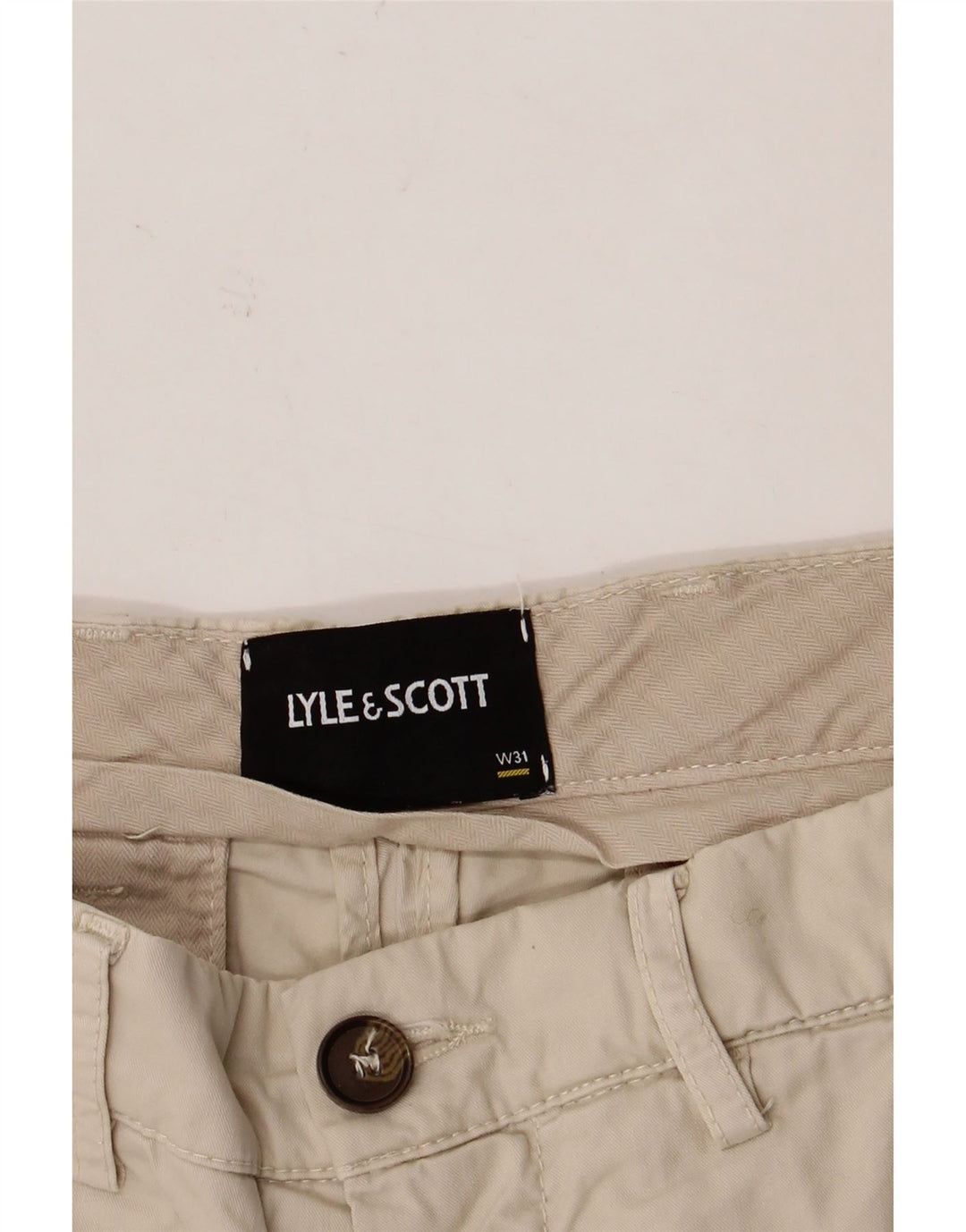 Ανδρικό σορτς Chino Lyle & Scott W31 Medium Beige