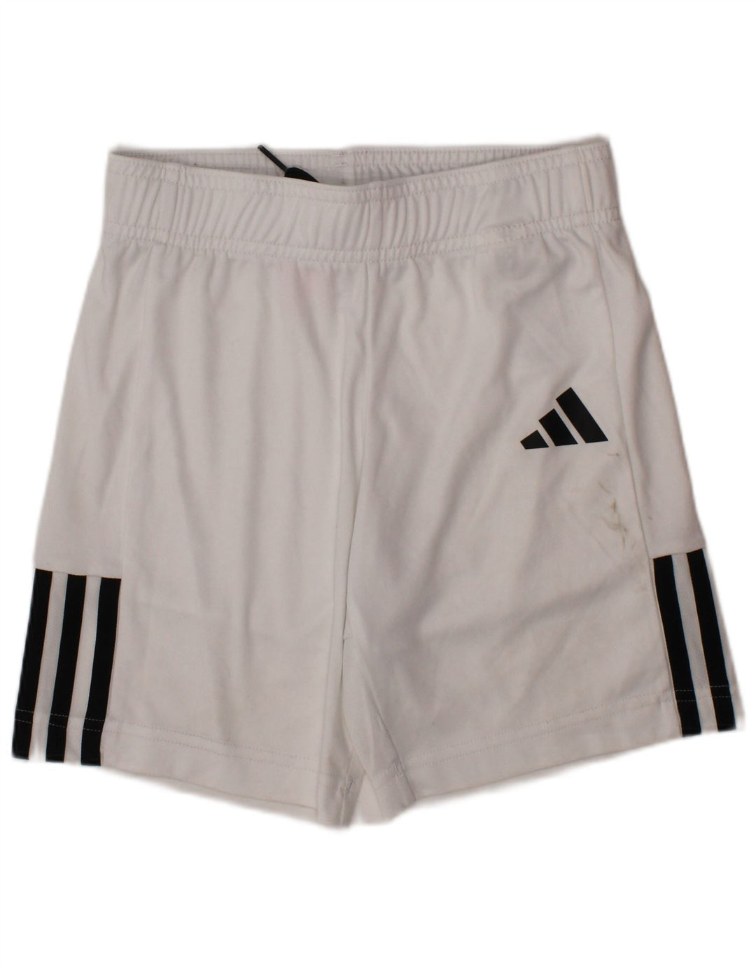 Αθλητικό σορτς ADIDAS Boys Aeroready 7-8 ετών Λευκός Πολυεστέρας