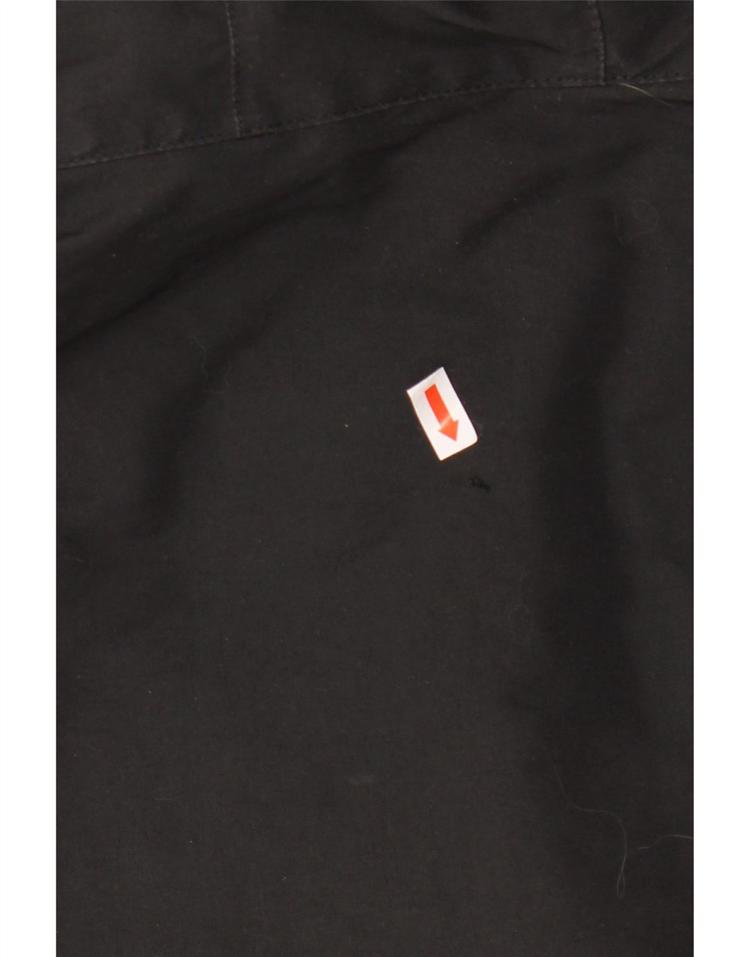 Jack Wolfskin Ανδρικό μπουφάν με κουκούλα αντιανεμικό UK 48 2XL μαύρο πολυεστέρα