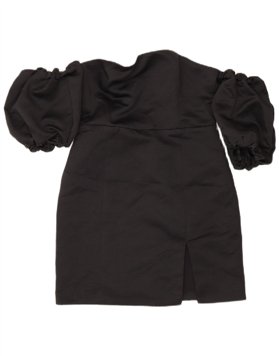 Topshop Γυναικείο Mini Off Shoulder φόρεμα UK 10 Small Black Polyester
