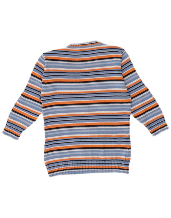 Gap Γυναικείο μανίκι 3/4 Μπλε ριγέ πουλόβερ UK 6 XS