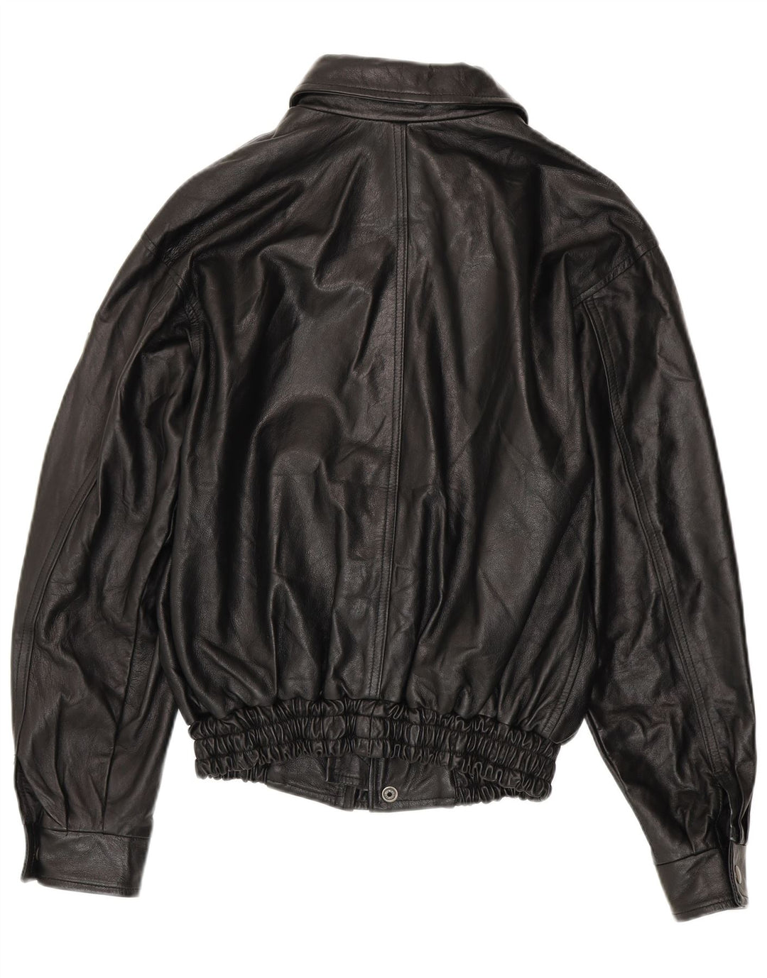 VINTAGE Ανδρικό Δερμάτινο Μπουφάν UK 36 Small Black Leather