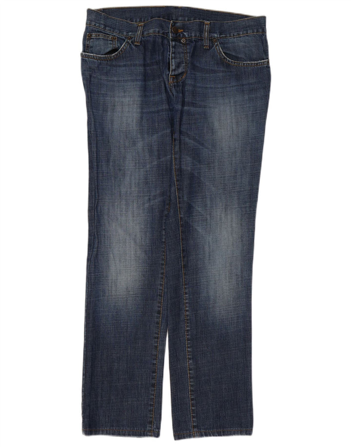 RICHMOND Womens Straight Jeans W35 L31 Blue