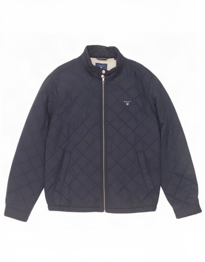 Ανδρικό καπιτονέ μπουφάν Gant UK 42 XL Navy Blue Polyamide