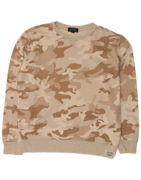 Polo Ralph Lauren Γυναικεία φούτερ Jumper UK 16 Large Beige Camouflage