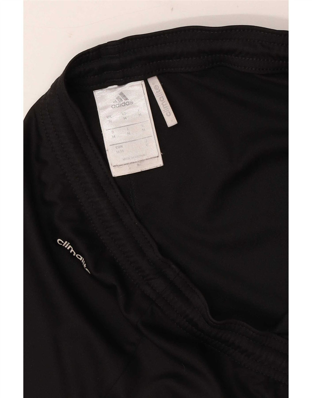 Ανδρικό σορτς Adidas Climalite από μεσαίο μαύρο πολυεστέρα