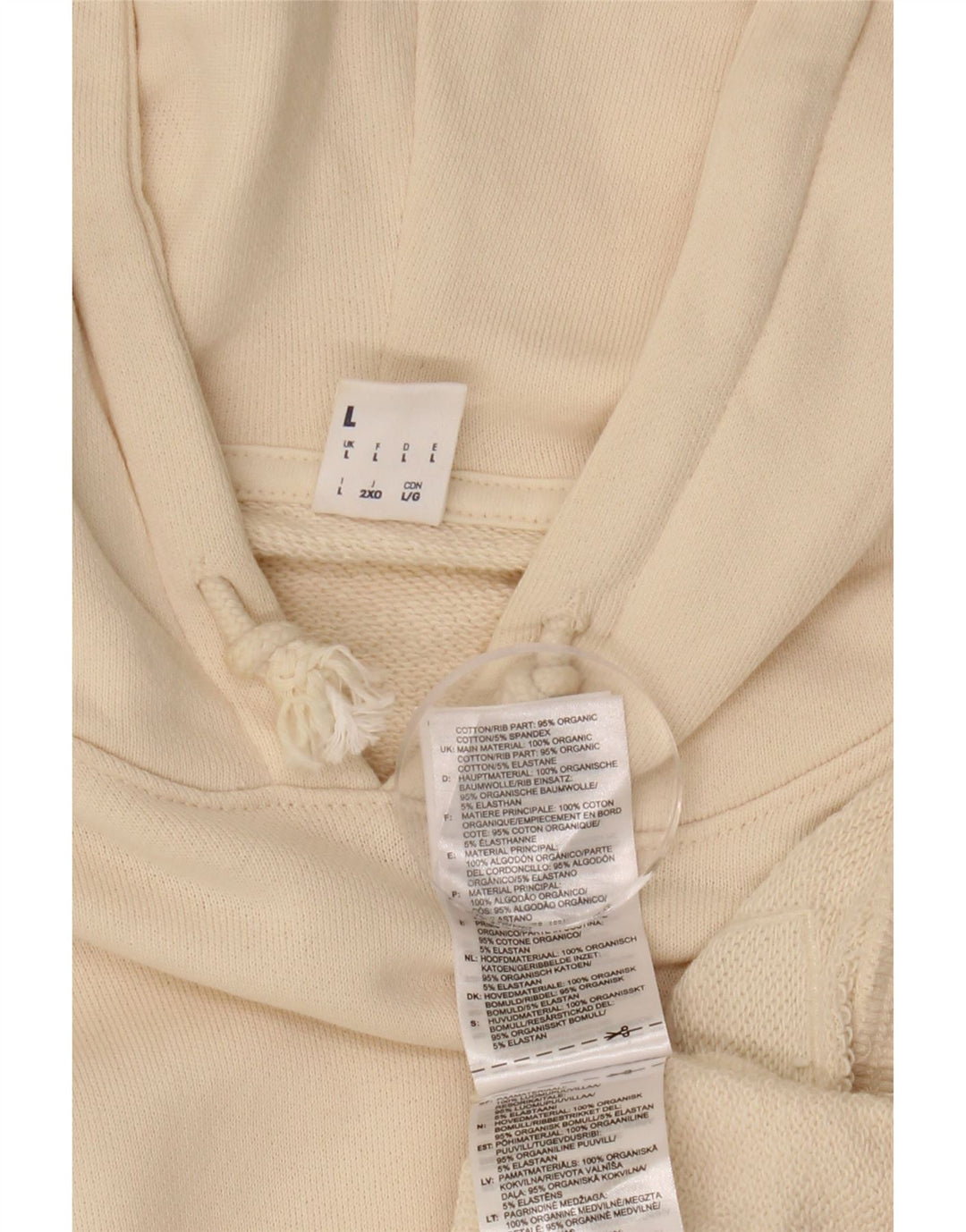 REEBOK Γυναικείο Hoodie Jumper UK 16 μεγάλο βαμβακερό