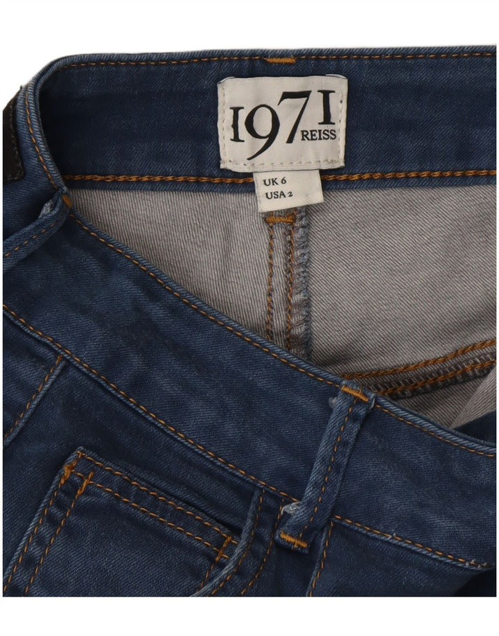 Γυναικείο τζιν REISS Flared UK 6 XS W25 L30 Μπλε βαμβακερό